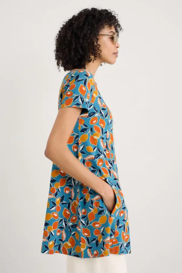 Screenprint Jersey A-Line Tunic
