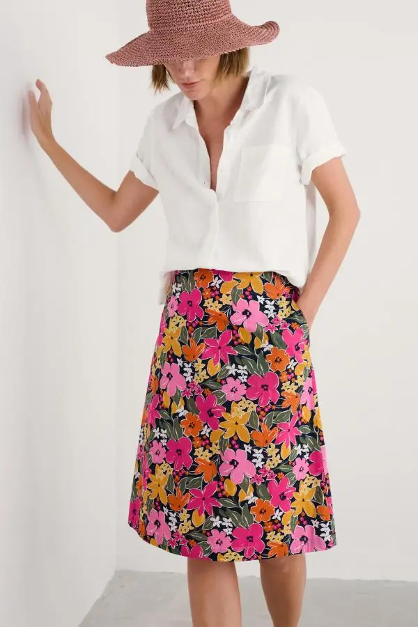 Paint Pot Organic Cotton Skirt