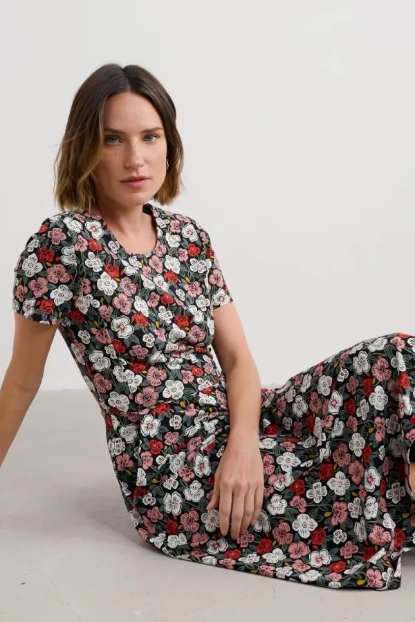 April Short Sleeve Dress