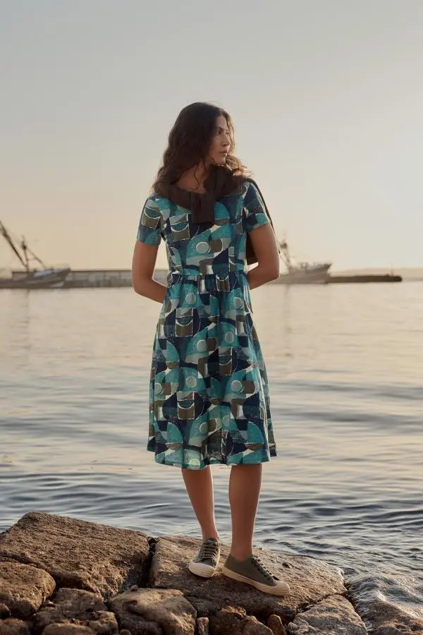 Enor Fit-and-Flare Dress