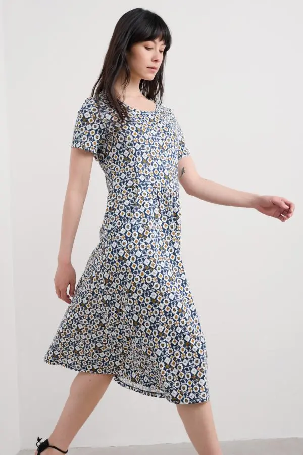 Enor Fit-and-Flare Dress