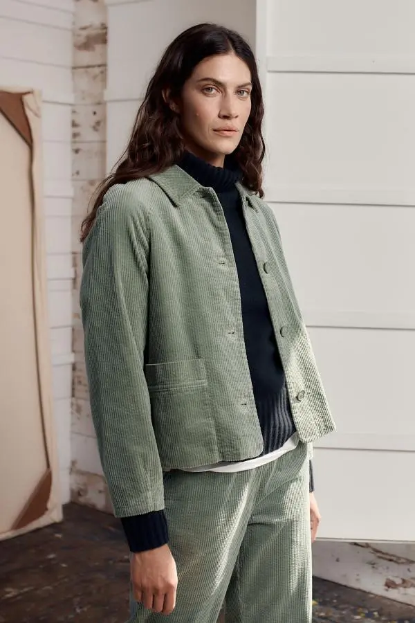 Ocean Mist Cord Jacket