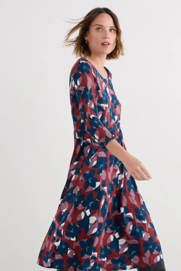 Enor 3/4 Sleeve Dress