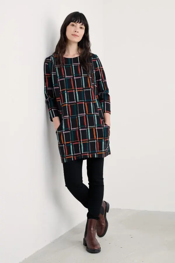 Shore Foraging Tunic in GOTS-Certified Organic Cotton Jersey