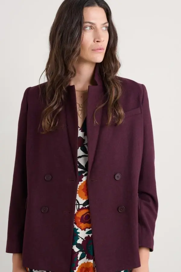 Lowena Wool-Blend Blazer