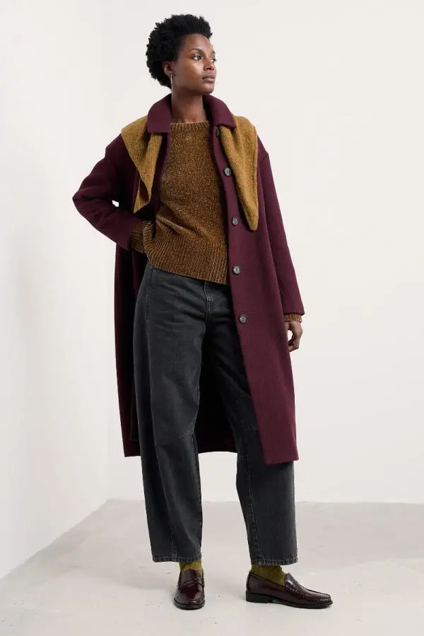 Boskerris Wool-Blend Coat