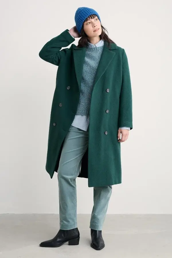 Budock Wool-Blend Coat