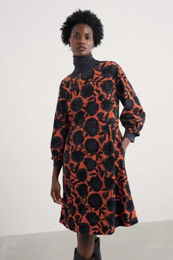 Herb Garden Organic Cotton Cord Dress