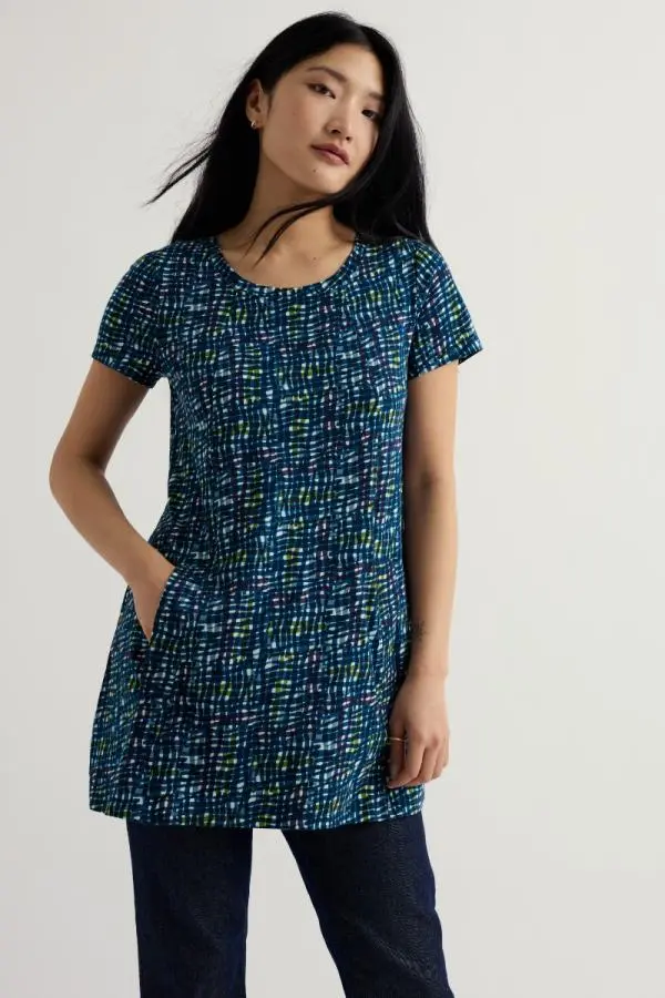 Screenprint Jersey A-Line Tunic