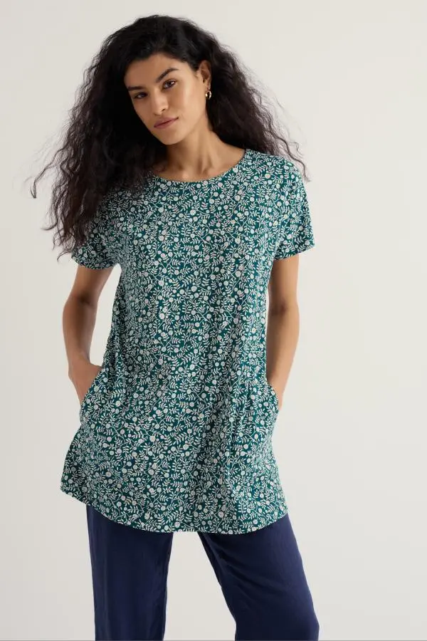 Ocean Gaze Jersey Tunic