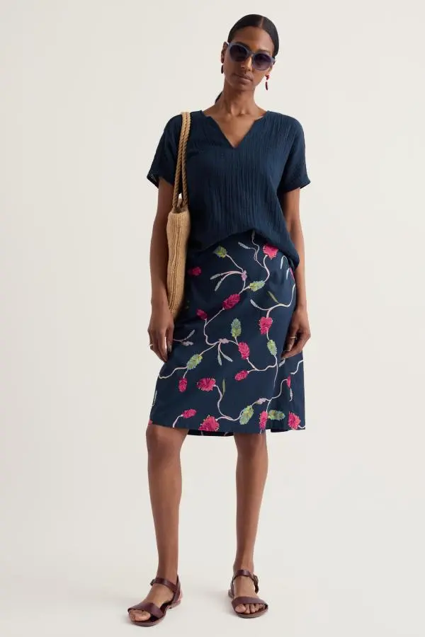 Paint Pot Organic Cotton Skirt