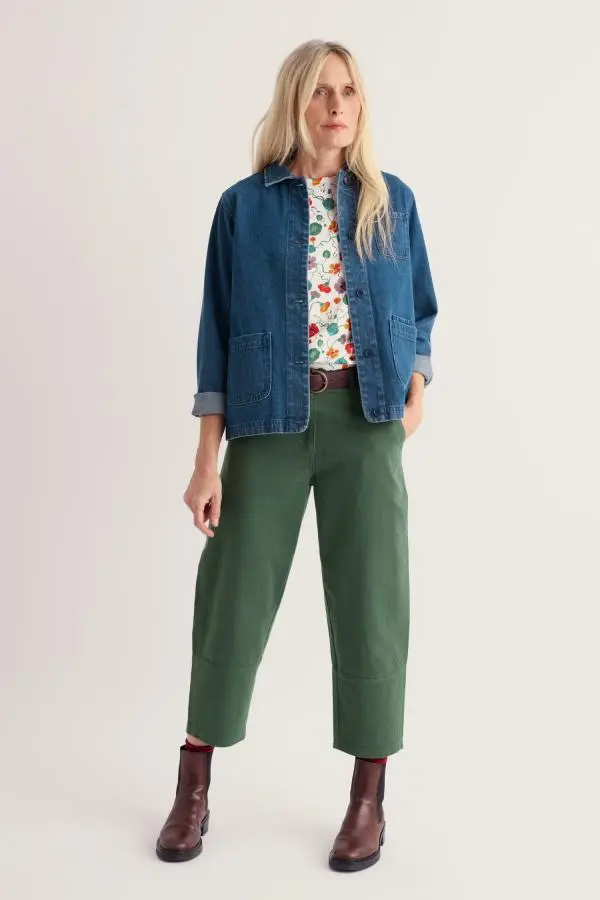 Painted Forms Organic Cotton Tapered Trousers