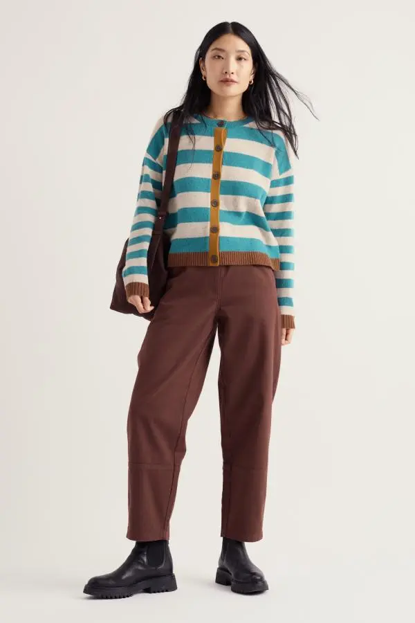 Painted Forms Organic Cotton Tapered Trousers