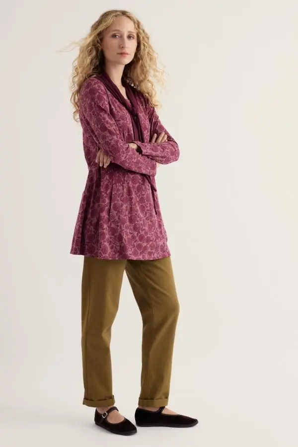 Screenprint Long Sleeve A-Line Tunic
