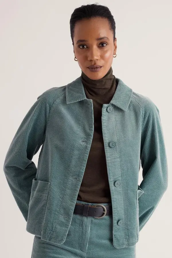 Ocean Mist Cord Jacket