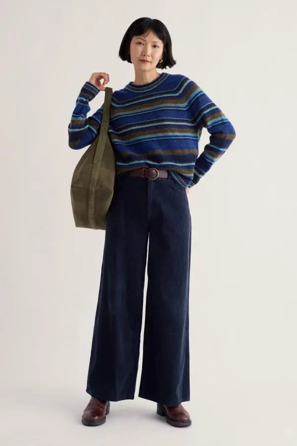Godrevy Wide Leg Cord Trousers