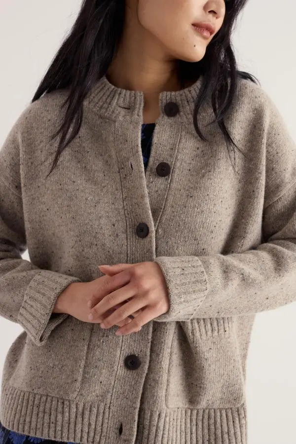 Harbour Sands Chunky Crew Neck Cardigan
