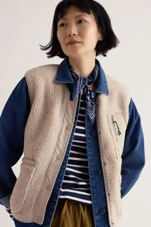 Penpol Borg Fleece Gilet