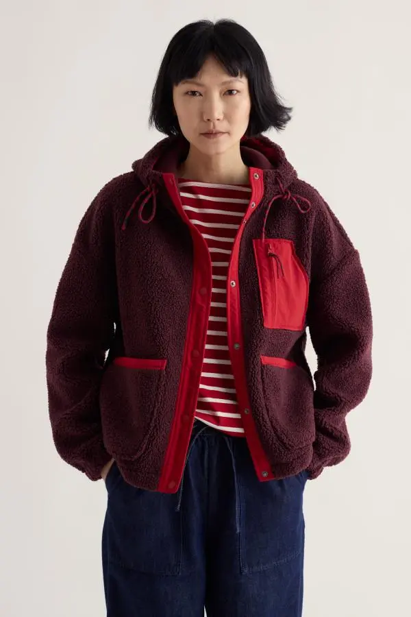 Wooded Trail Borg Fleece Hoodie