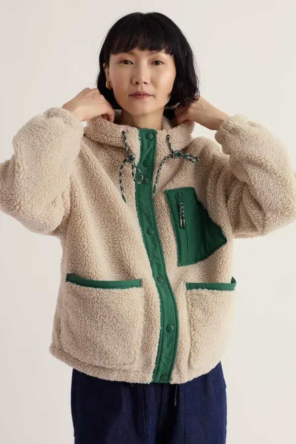Wooded Trail Borg Fleece Hoodie
