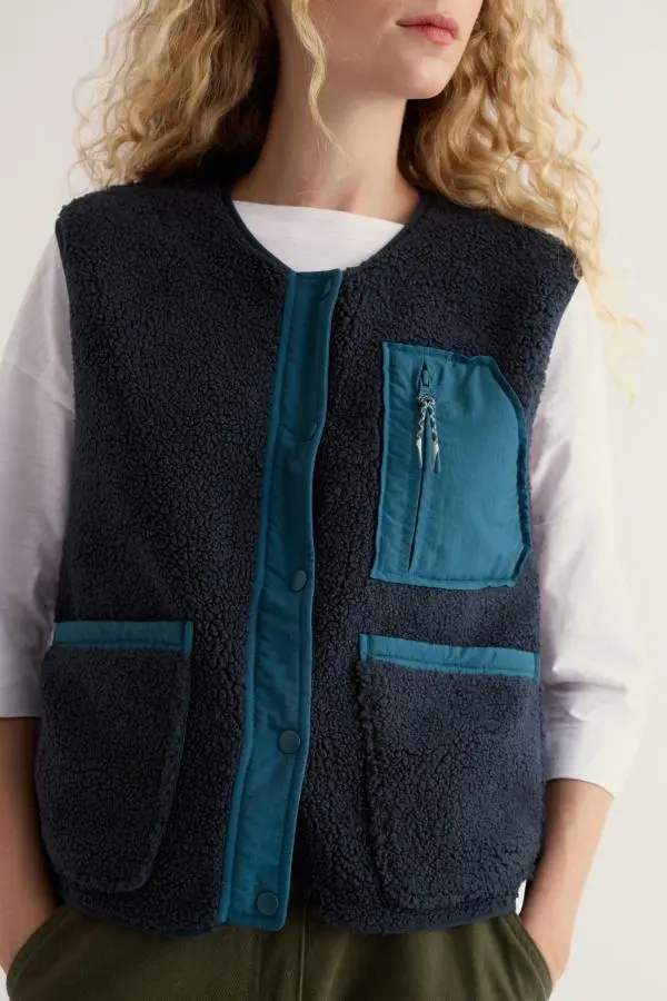 Penpol Borg Fleece Gilet