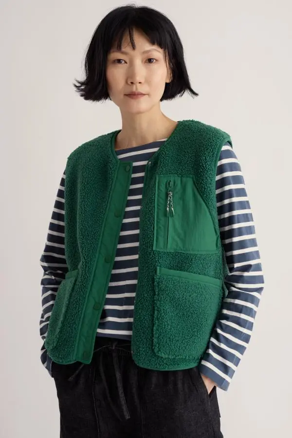 Penpol Borg Fleece Gilet
