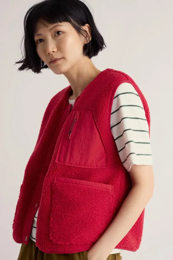Penpol Borg Fleece Gilet