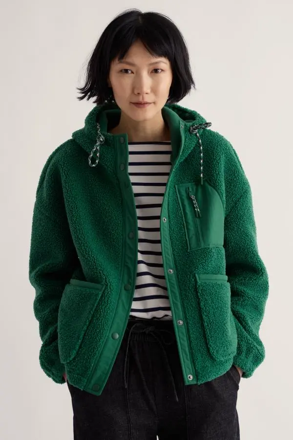 Wooded Trail Borg Fleece Hoodie