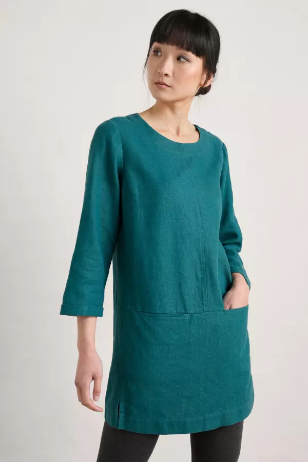 St Agnes Clay Ramie Blend Tunic