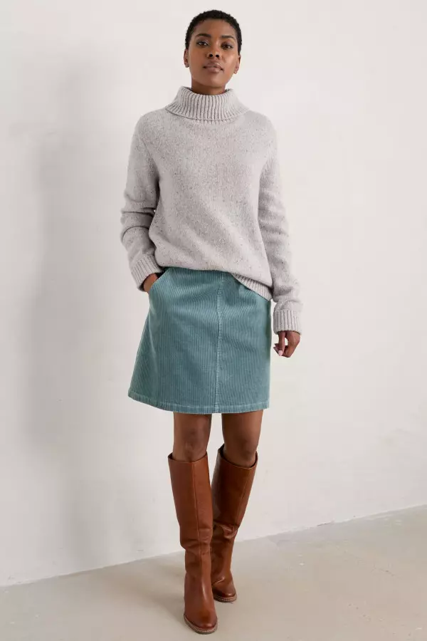 Glendurgan Cord A-Line Skirt