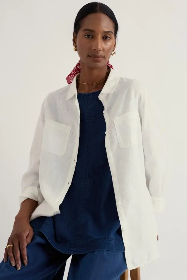 Hazel Branch Linen Shirt