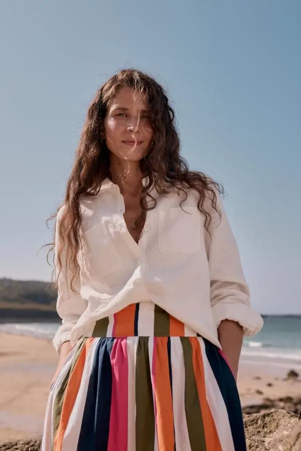 Hazel Branch Linen Shirt