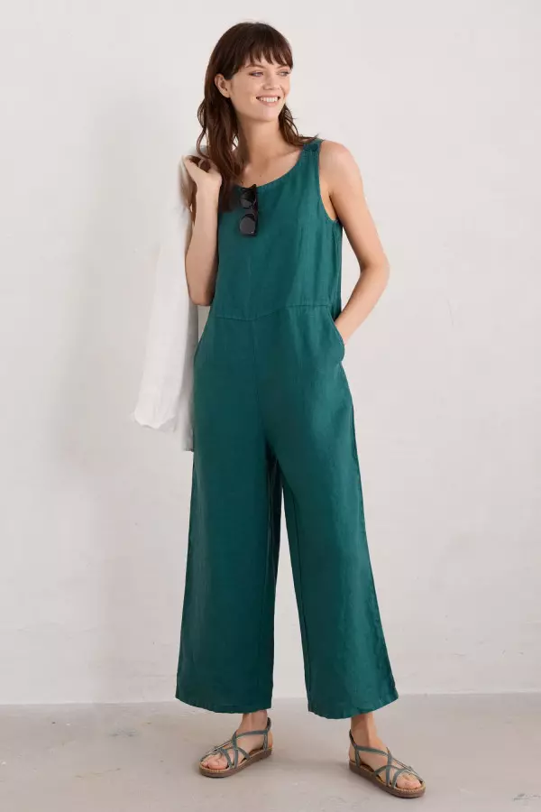 Salt Air Linen Jumpsuit