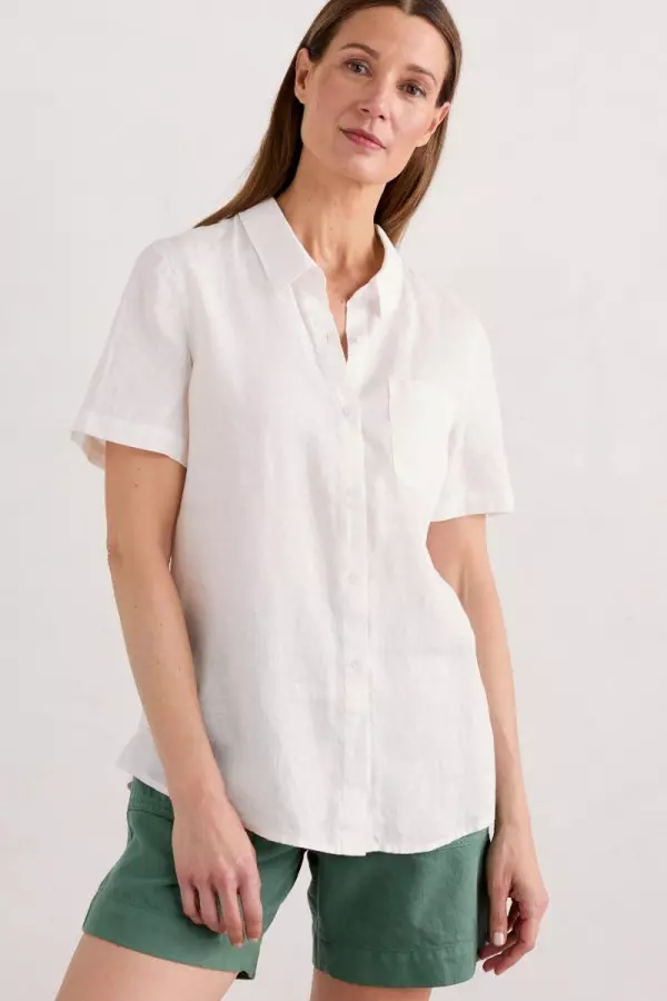 Drydock Short Sleeve Linen Shirt