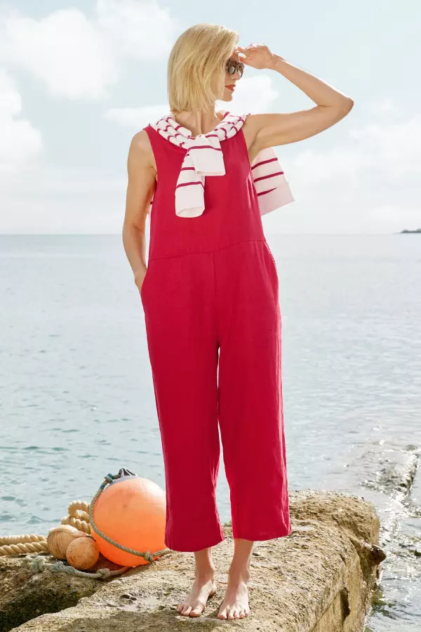 Salt Air Linen Jumpsuit