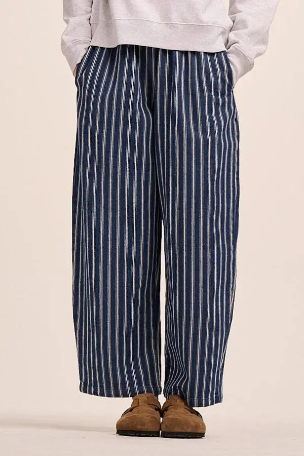 Ottie Trousers - Mid Wash Denim Stripe