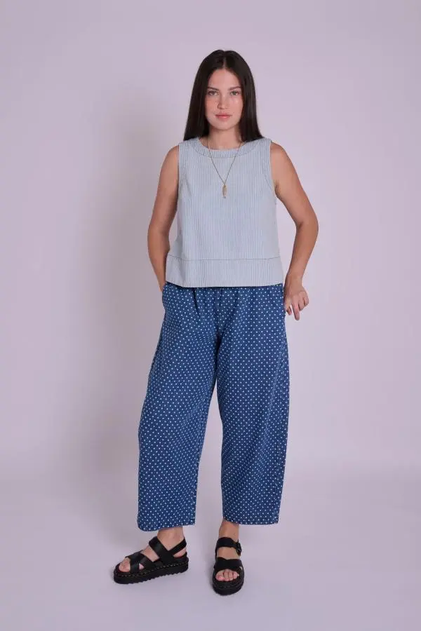 Ottie Dotty Denim Trousers