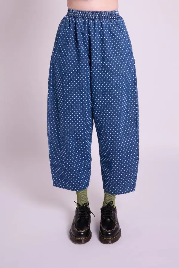 Ottie Dotty Denim Trousers