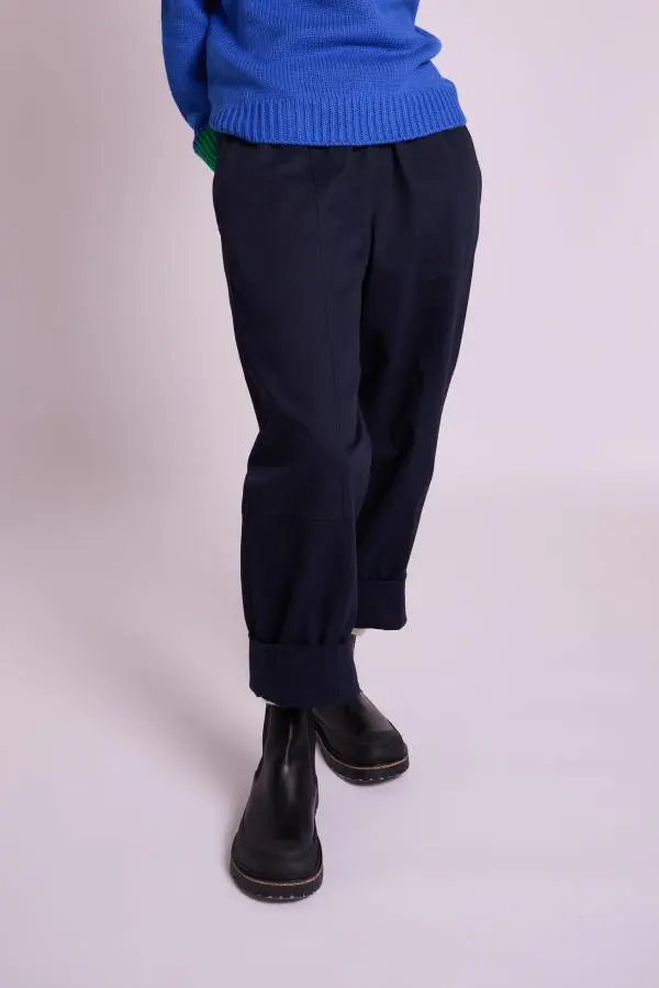 Cecille Trousers - Navy