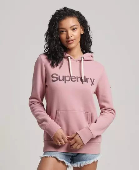 Superdry VINTAGE LOGO - Sweatshirt - la soft pink marl/pink