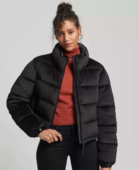 Hooded Ripstop Puffer Jacket