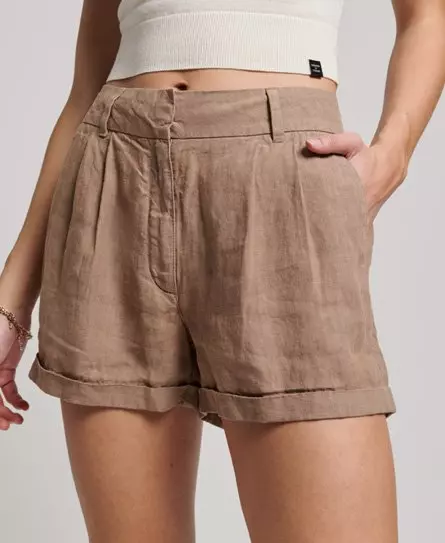Linen shorts on sale for ladies