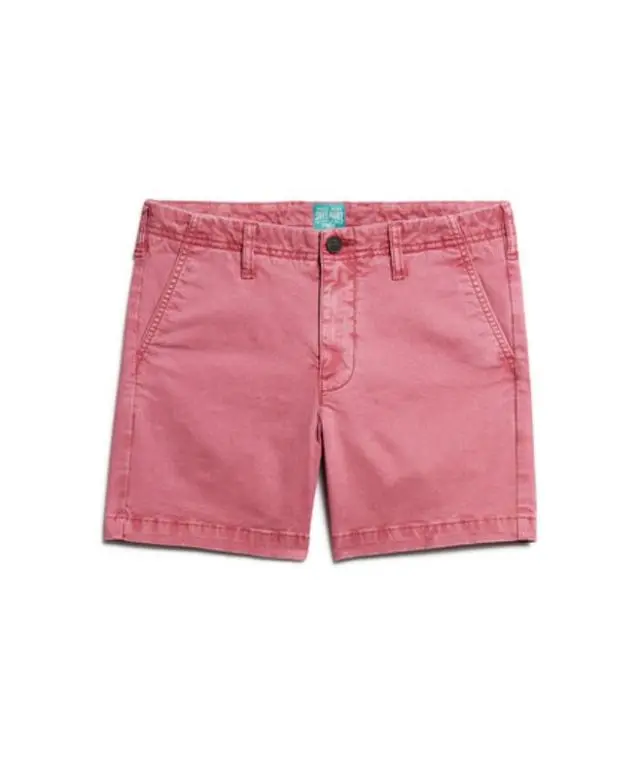 Superdry Women's Classic Chino Shorts Pink / Mauve Pink -
