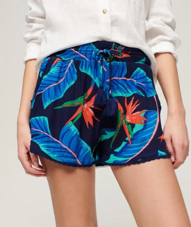 Superdry Women's Beach Shorts Navy / Navy Paradise - 
