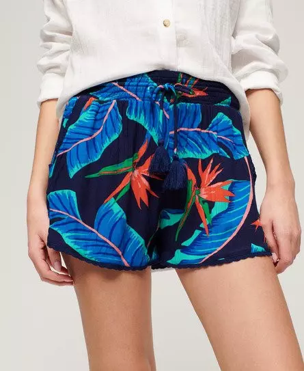 Superdry Women's Beach Shorts Navy / Navy Paradise -