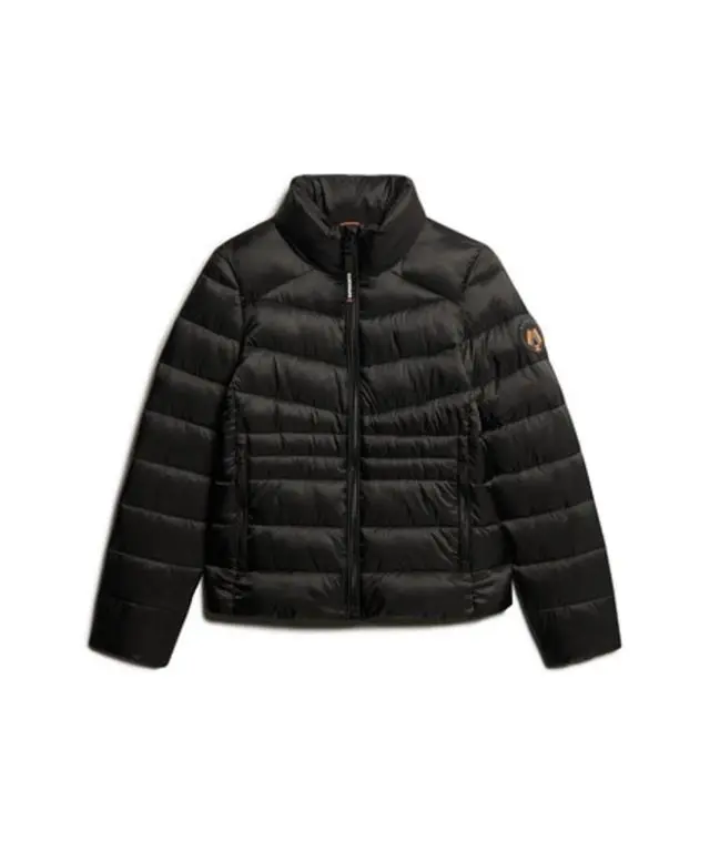 Superdry Women's Fuji Quilted Padded Jacket Black - 