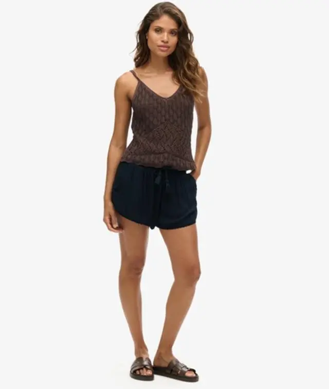 Superdry Women's Beach Shorts Navy / Eclipse Navy - 