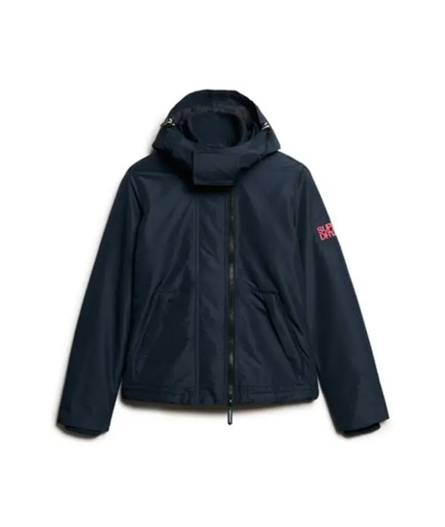 Superdry Women's Hooded Mountain Windbreaker Jacket Navy / Eclipse Navy - 