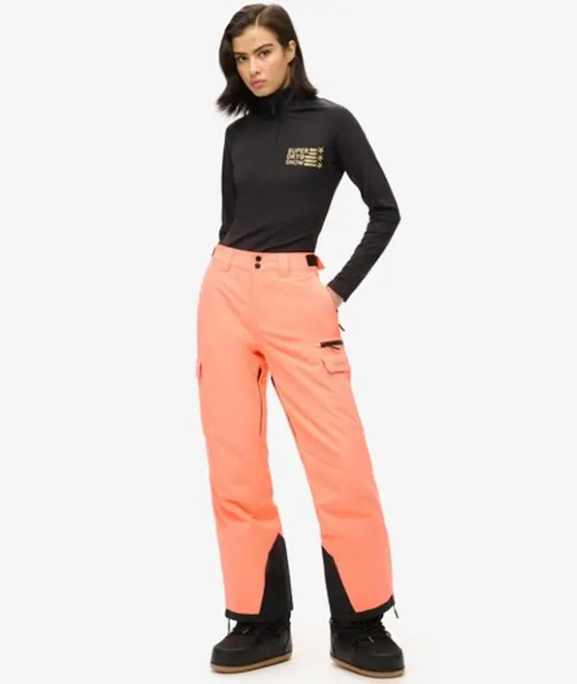 Superdry & Co Women's Ski Ultimate Rescue Trousers Coral / Pastelline Coral - 
