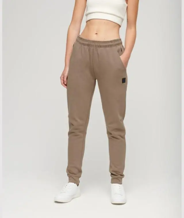 Superdry Women's Code Tech Slim Joggers Brown / Fossil Brown - 